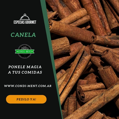 Canela molida y en rama