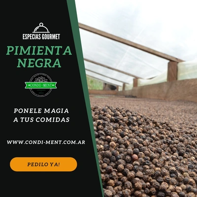 Pimienta negra grano o molida Premium