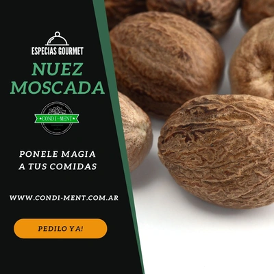 Nuez moscada grano o molida